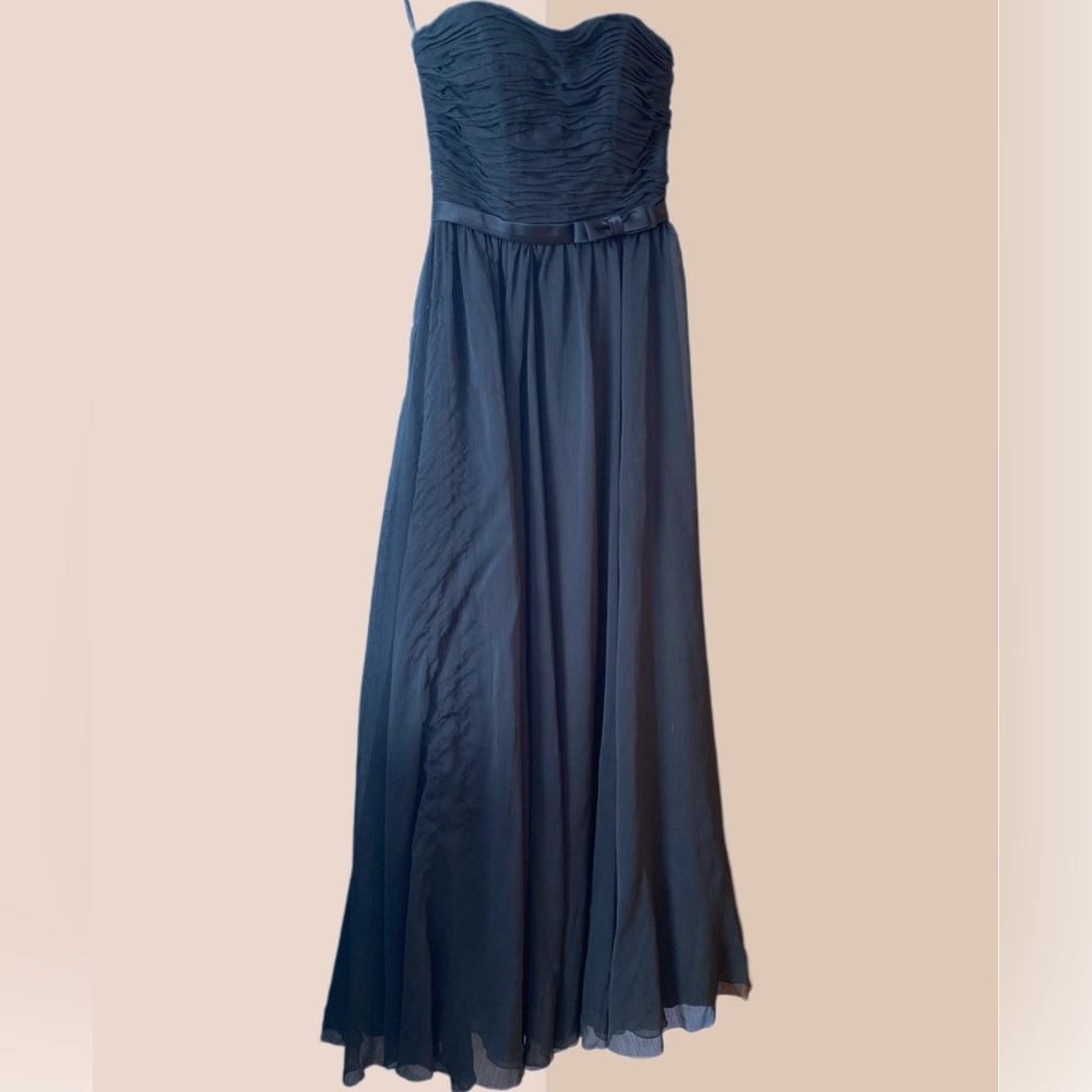 ANGELINA FACCENDA Strapless Ruched Gown for Prom, Bridesmaids